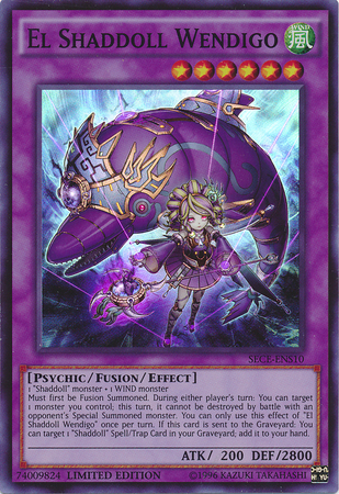 El Shaddoll Wendigo [SECE-ENS10] Super Rare | Odin's Place