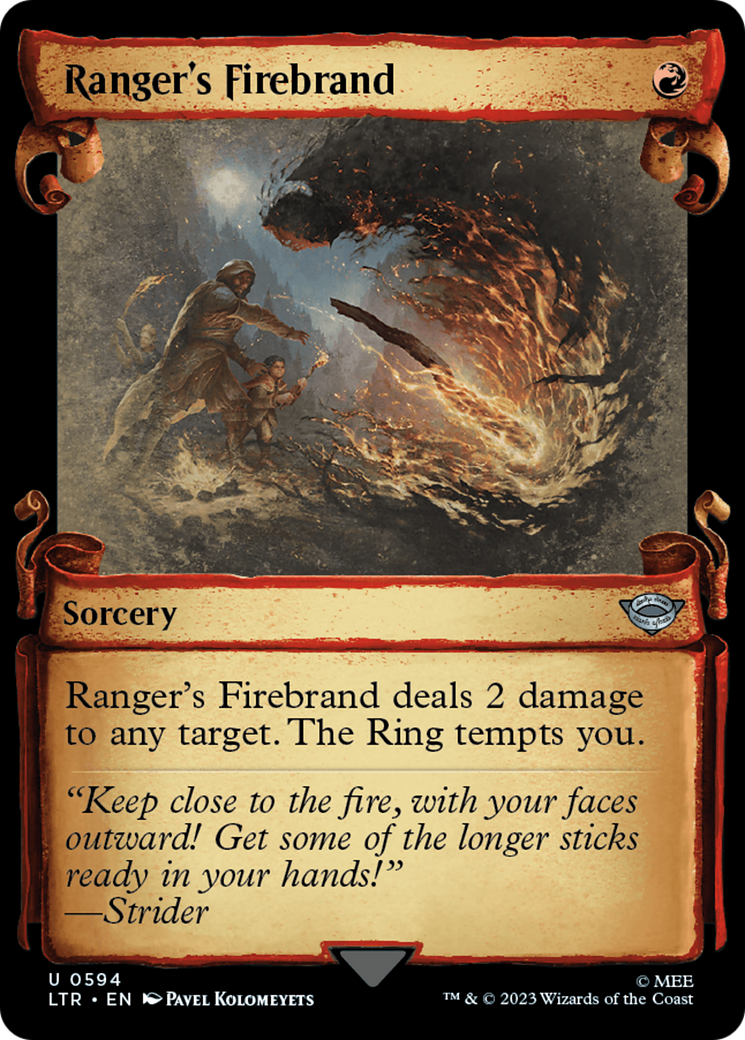 Ranger's Firebrand [The Lord of the Rings: Tales of Middle-Earth Showcase Scrolls] | Odin's Place