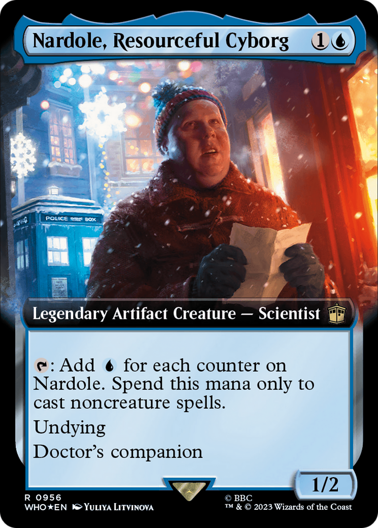 Nardole, Resourceful Cyborg (Extended Art) (Surge Foil) [Doctor Who] | Odin's Place