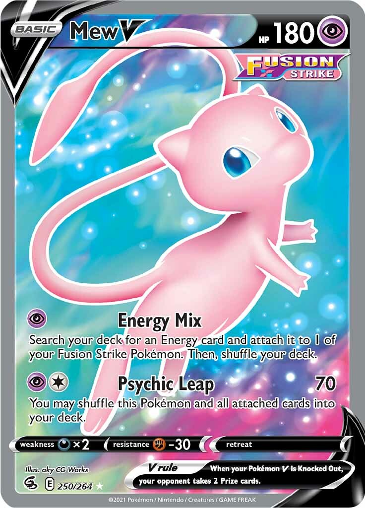Mew V (250/264) [Sword & Shield: Fusion Strike] | Odin's Place