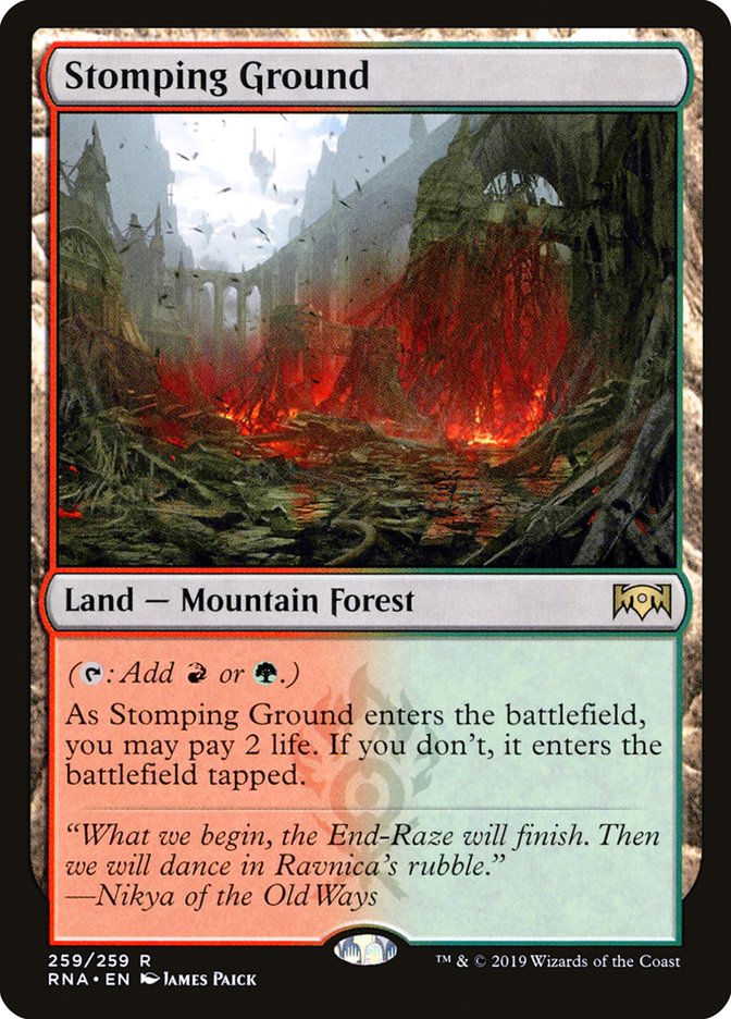 Stomping Ground (259) [Ravnica Allegiance] | Odin's Place