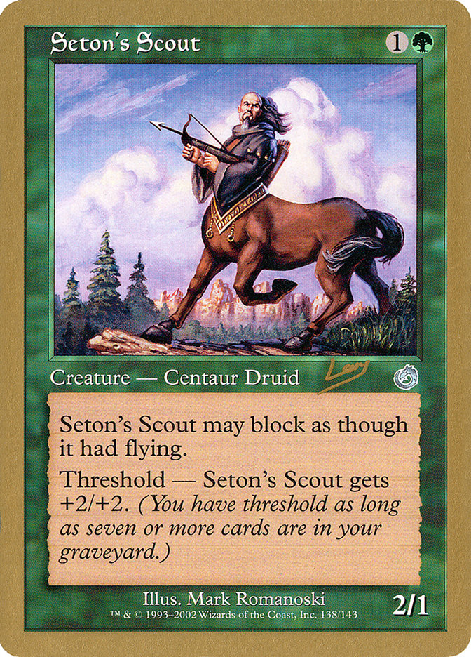 Seton's Scout (Raphael Levy) [World Championship Decks 2002] | Odin's Place