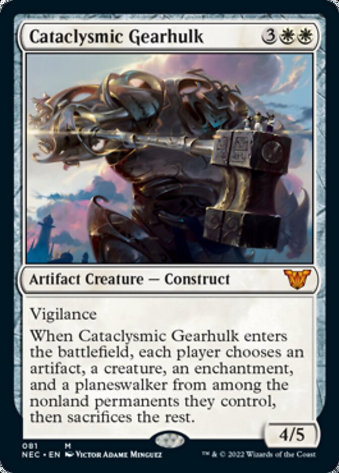 Cataclysmic Gearhulk [Kamigawa: Neon Dynasty Commander] | Odin's Place