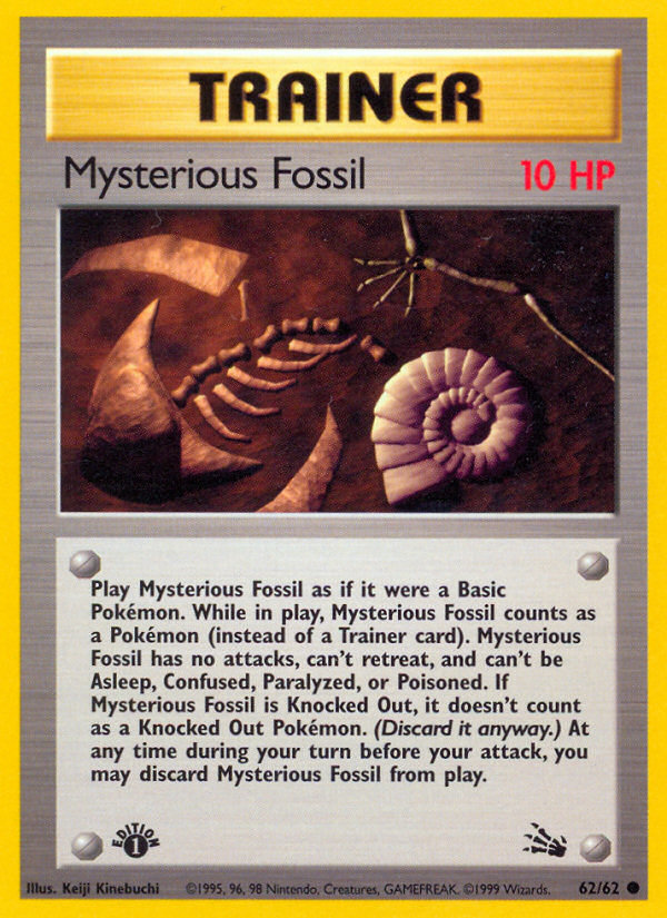 Mysterious Fossil (62/62) [Fossil 1st Edition] | Odin's Place