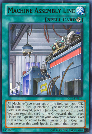 Machine Assembly Line (Green) [DL16-EN014] Rare | Odin's Place