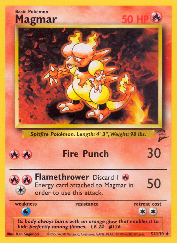 Magmar (51/130) [Base Set 2] | Odin's Place