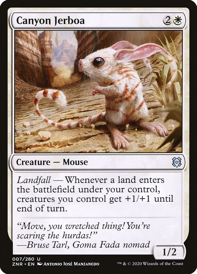 Canyon Jerboa [Zendikar Rising] | Odin's Place