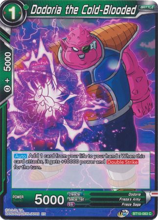 Dodoria the Cold-Blooded (BT10-083) [Rise of the Unison Warrior] | Odin's Place
