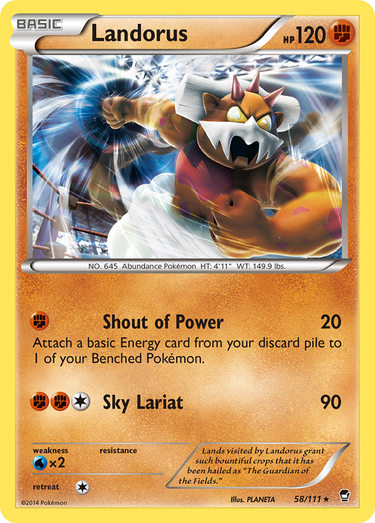 Landorus (58/111) [XY: Furious Fists] | Odin's Place
