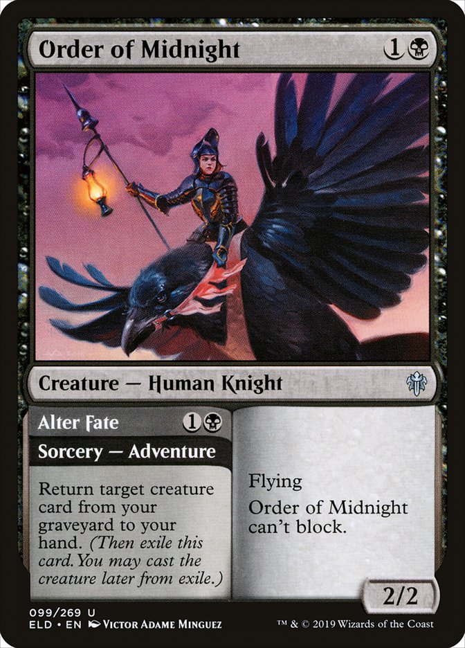 Order of Midnight // Alter Fate [Throne of Eldraine] | Odin's Place