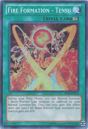 Fire Formation - Tensu [AP04-EN012] Super Rare | Odin's Place