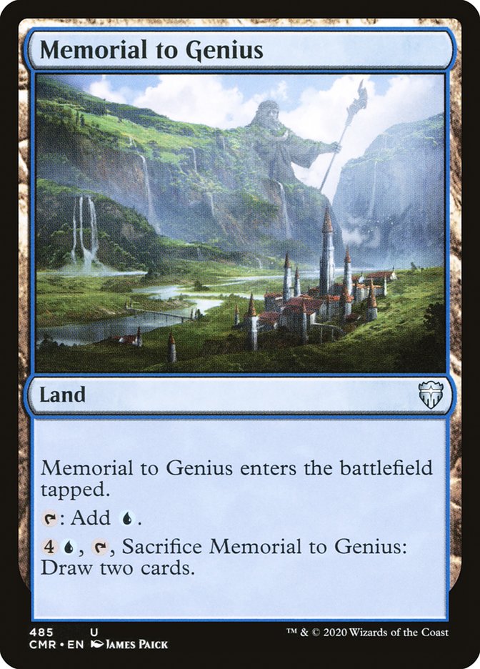 Memorial to Genius [Commander Legends] | Odin's Place