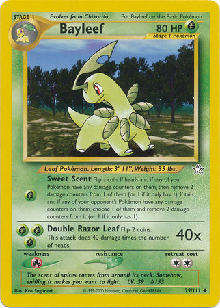 Bayleef (29/111) [Neo Genesis Unlimited] | Odin's Place