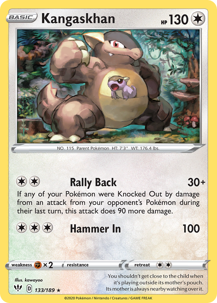 Kangaskhan (133/189) [Sword & Shield: Darkness Ablaze] | Odin's Place