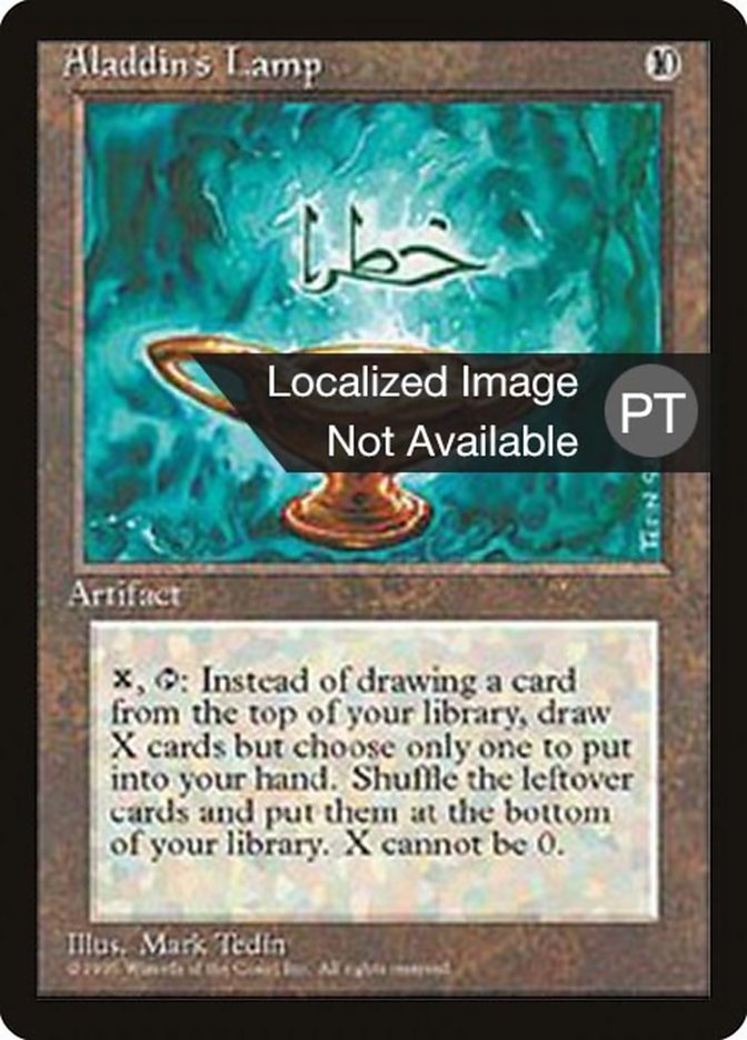 Aladdin's Lamp [Fourth Edition (Foreign Black Border)] | Odin's Place