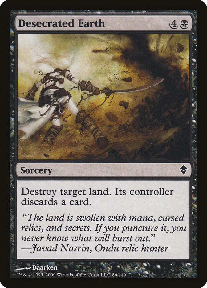 Desecrated Earth (86) [Zendikar] | Odin's Place