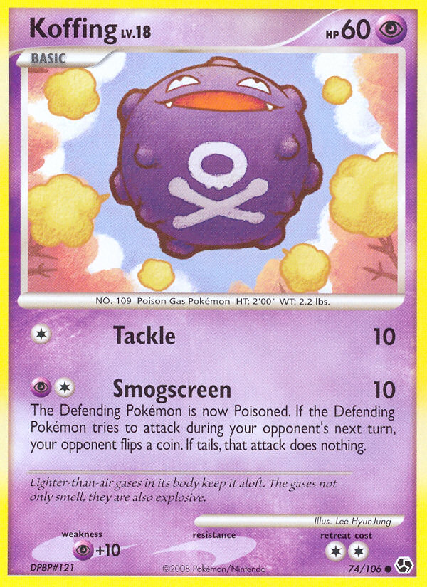 Koffing (74/106) [Diamond & Pearl: Great Encounters] | Odin's Place