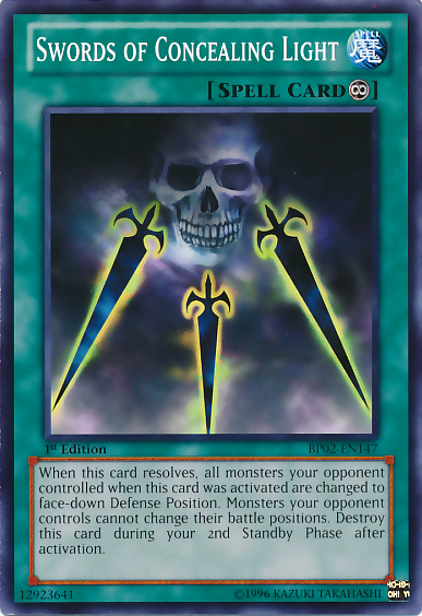 Swords of Concealing Light [BP02-EN147] Mosaic Rare | Odin's Place