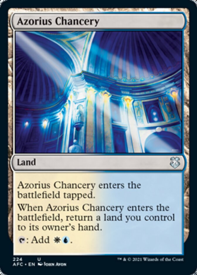 Azorius Chancery [Dungeons & Dragons: Adventures in the Forgotten Realms Commander] | Odin's Place