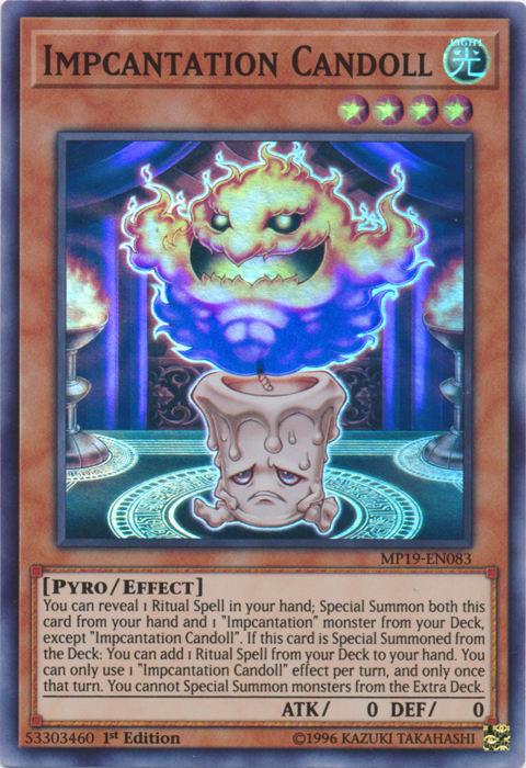 Impcantation Candoll [MP19-EN083] Super Rare | Odin's Place