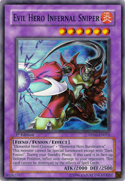 Evil Hero Infernal Sniper [DP06-EN012] Super Rare | Odin's Place