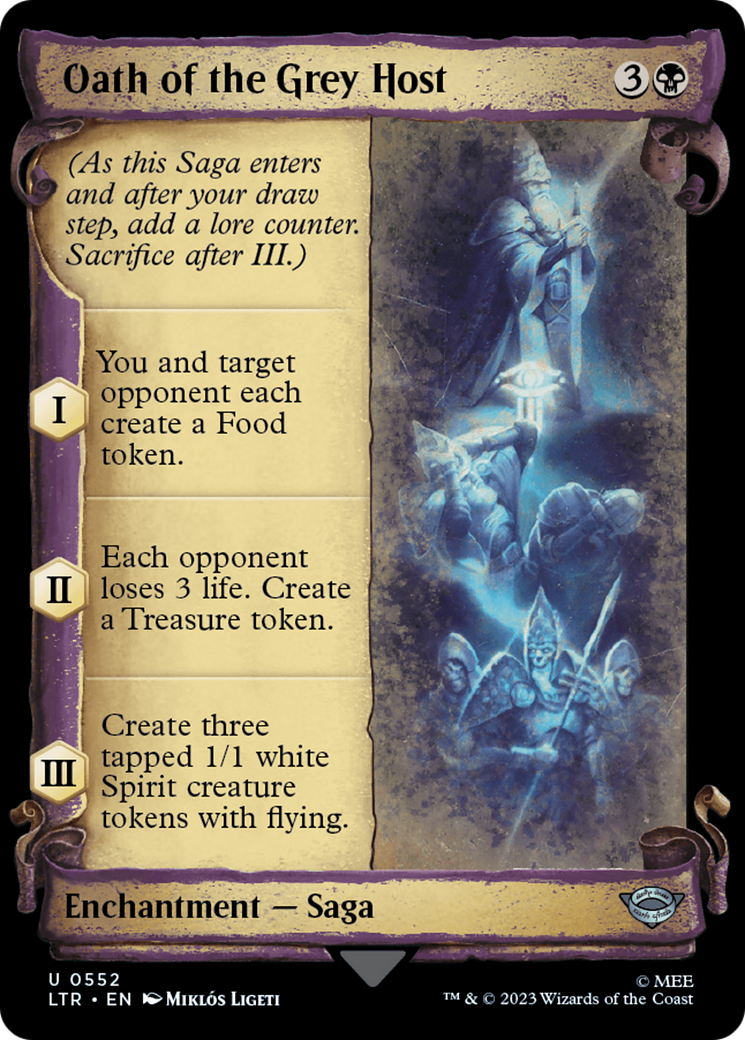 Oath of the Grey Host [The Lord of the Rings: Tales of Middle-Earth Showcase Scrolls] | Odin's Place