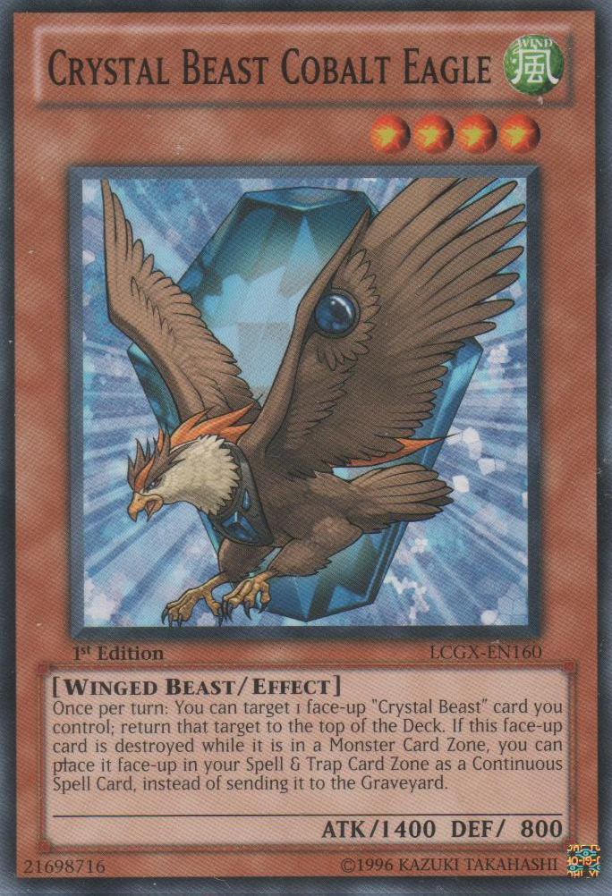 Crystal Beast Cobalt Eagle [LCGX-EN160] Common | Odin's Place