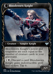 Bloodsworn Squire // Bloodsworn Knight (Showcase Fang Frame) [Innistrad: Crimson Vow] | Odin's Place