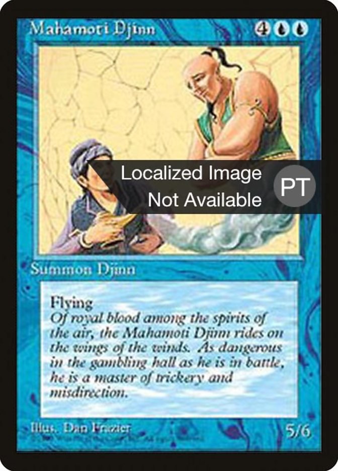 Mahamoti Djinn [Fourth Edition (Foreign Black Border)] | Odin's Place