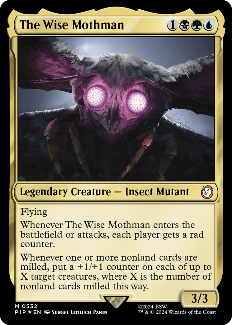 The Wise Mothman (Surge Foil) [Fallout] | Odin's Place