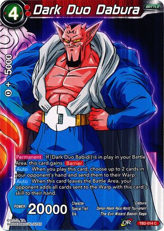 Dark Duo Dabura (TB2-014) [World Martial Arts Tournament] | Odin's Place