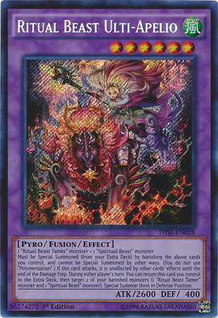 Ritual Beast Ulti-Apelio [THSF-EN028] Secret Rare | Odin's Place