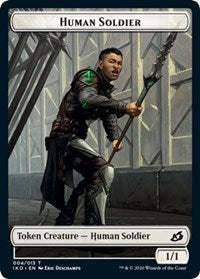 Human Soldier (004) // Zombie Double-Sided Token [Commander 2020 Tokens] | Odin's Place