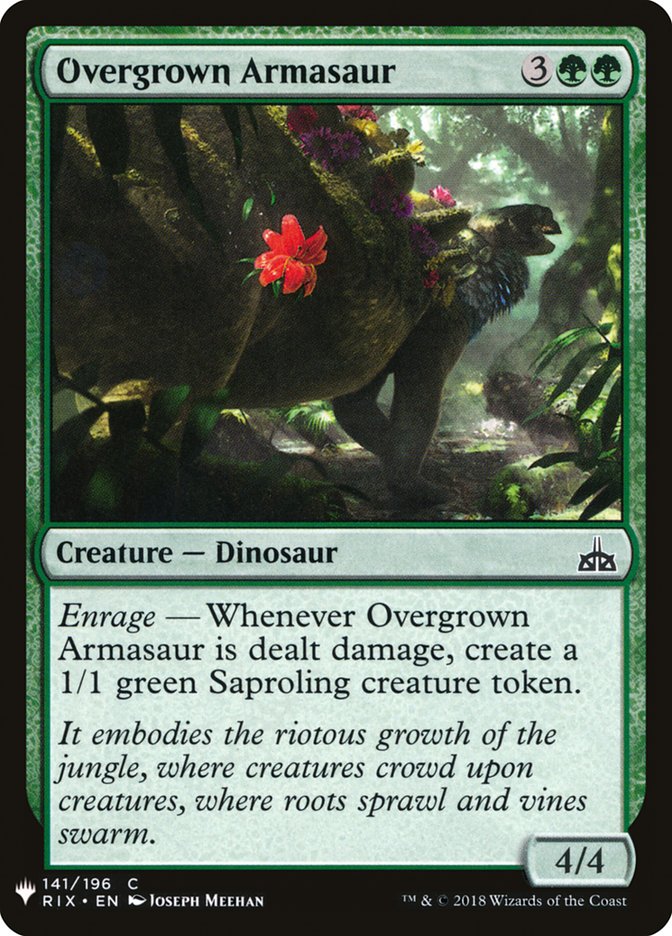 Overgrown Armasaur [Mystery Booster] | Odin's Place