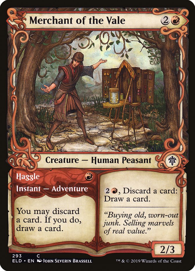 Merchant of the Vale // Haggle (Showcase) [Throne of Eldraine] | Odin's Place