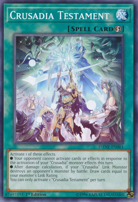 Crusadia Testament [DANE-EN061] Common | Odin's Place
