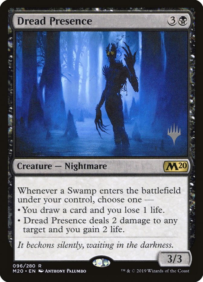 Dread Presence (Promo Pack) [Core Set 2020 Promos] | Odin's Place