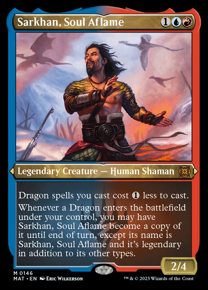 Sarkhan, Soul Aflame (Foil Etched) [March of the Machine: The Aftermath] | Odin's Place