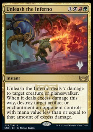 Unleash the Inferno (Promo Pack) [Streets of New Capenna Promos] | Odin's Place