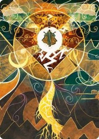 Lightning Bolt Art Card [Strixhaven: School of Mages Art Series] | Odin's Place