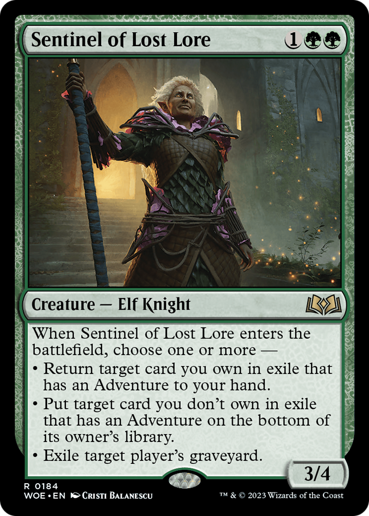 Sentinel of Lost Lore [Wilds of Eldraine] | Odin's Place