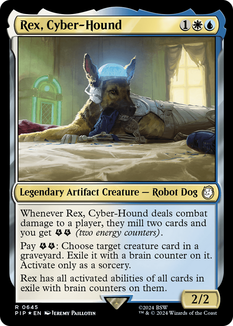 Rex, Cyber-Hound (Surge Foil) [Fallout] | Odin's Place