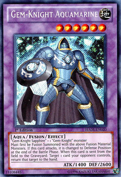 Gem-Knight Aquamarine [HA05-EN020] Secret Rare | Odin's Place