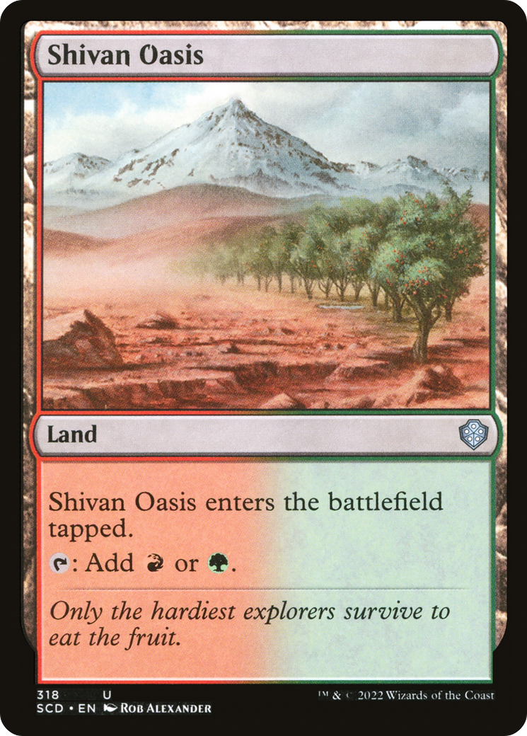 Shivan Oasis [Starter Commander Decks] | Odin's Place