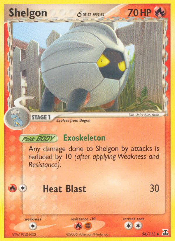 Shelgon (54/113) (Delta Species) [EX: Delta Species] | Odin's Place