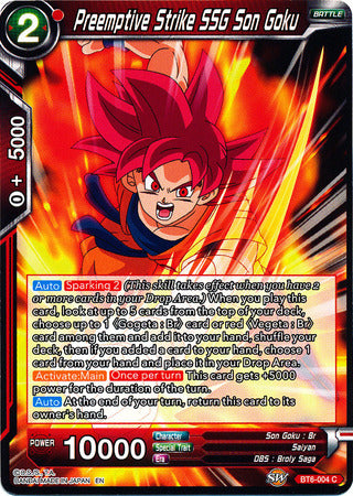 Preemptive Strike SSG Son Goku (BT6-004) [Destroyer Kings] | Odin's Place