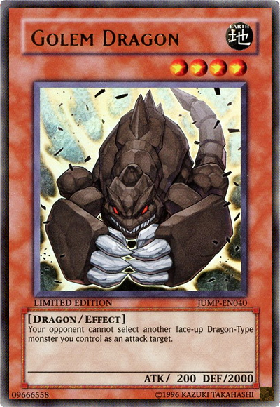 Golem Dragon [JUMP-EN040] Ultra Rare | Odin's Place