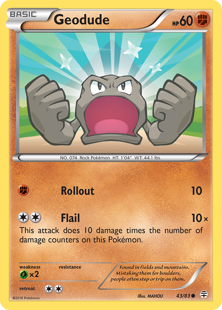 Geodude (43/83) [XY: Generations] | Odin's Place