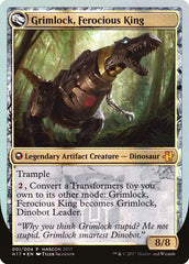 Grimlock, Dinobot Leader // Grimlock, Ferocious King [HasCon 2017] | Odin's Place