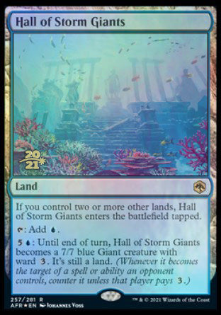 Hall of Storm Giants [Dungeons & Dragons: Adventures in the Forgotten Realms Prerelease Promos] | Odin's Place